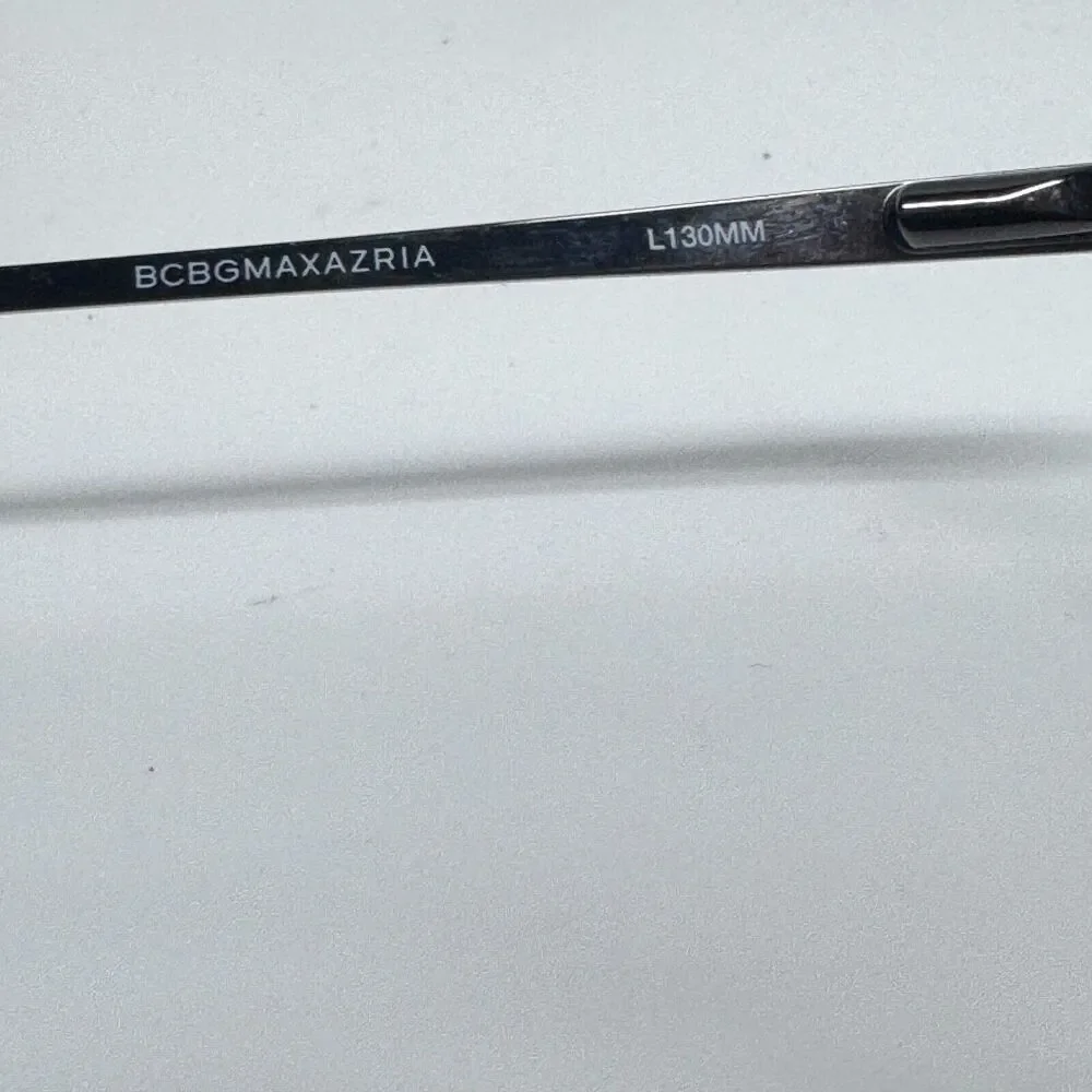 BCBG MAXAZRIA Rumi Black‎ Square Designer Eyeglasses Frames 52-16 130 H16804